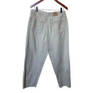 Vintage R R Rest Relaxation Tan High Rise Mom Dad Jeans 34